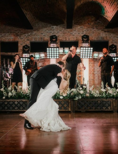 Bride and Groom's First Dance with In10City Band for their wedding